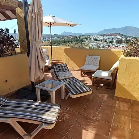 Penthouse Roof Terrace 2 Beds With Panoramic Vues Of Sea And Mountains Lägenhet *